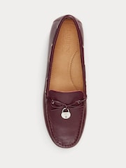 Lauren Ralph Lauren Red Red Wylie Leather Boat Shoes - Image 4 of 4