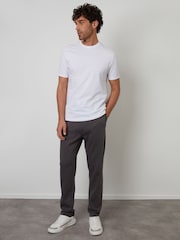 Threadbare Dark Grey Straight Leg Joggers - Image 3 of 4
