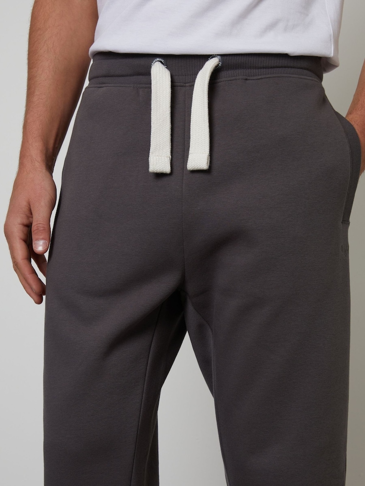 Threadbare Dark Grey Straight Leg Joggers - Image 4 of 4