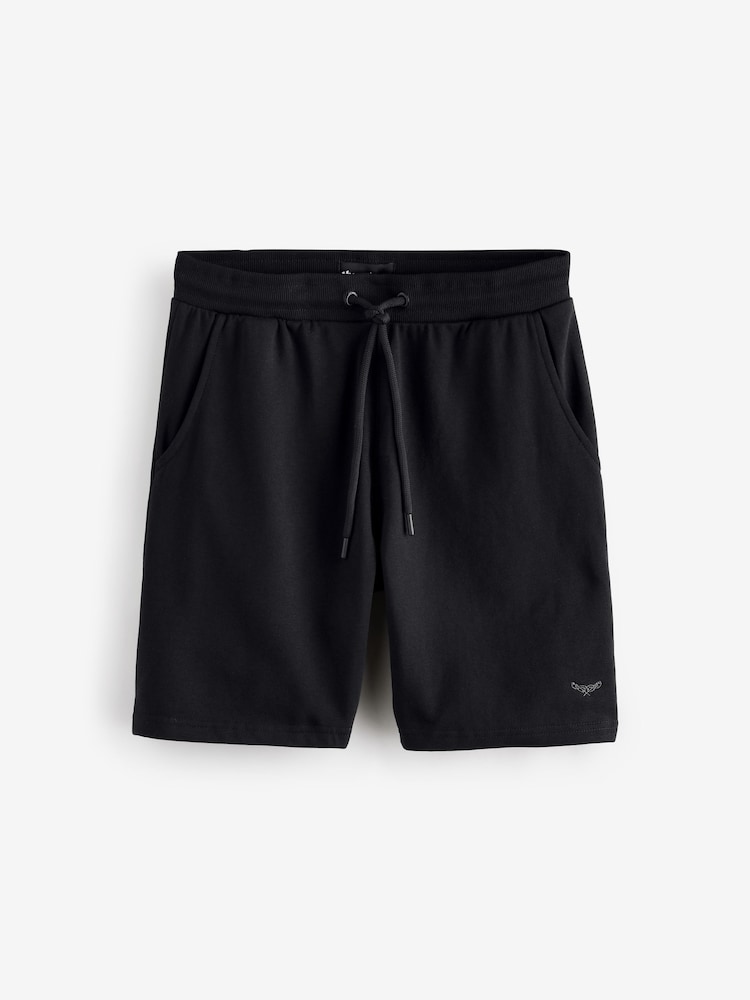 Threadbare Black Sweat Shorts 2 Pack - Image 3 of 3