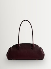 COACH Red Natural Grain Leather Empire Carryall 34 with Burnishing Bag - Image 3 of 7