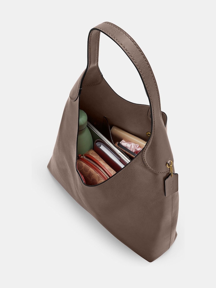 COACH Grey Brooklyn Shoulder Bag 28 - Image 5 of 5