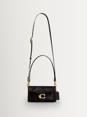 COACH Brown Leopard Haircalf Tabby Shoulder Bag - Image 1 of 10