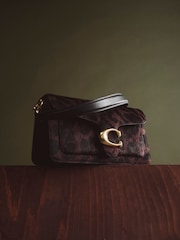 COACH Brown Leopard Haircalf Tabby Shoulder Bag - Image 10 of 10