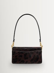 COACH Brown Leopard Haircalf Tabby Shoulder Bag - Image 2 of 10