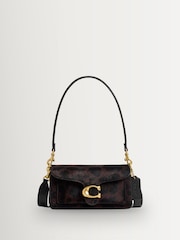 COACH Brown Leopard Haircalf Tabby Shoulder Bag - Image 4 of 10