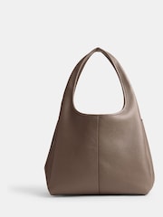 COACH Brown Polished Pebble Leather Lana Shoulder Bag - Image 2 of 6