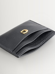 COACH Black Polished Pebble Leather Essential Card Case - Image 4 of 6