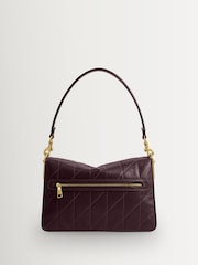 COACH Black Currant Chain Tabby Shoulder Bag With Quilting - Image 3 of 6