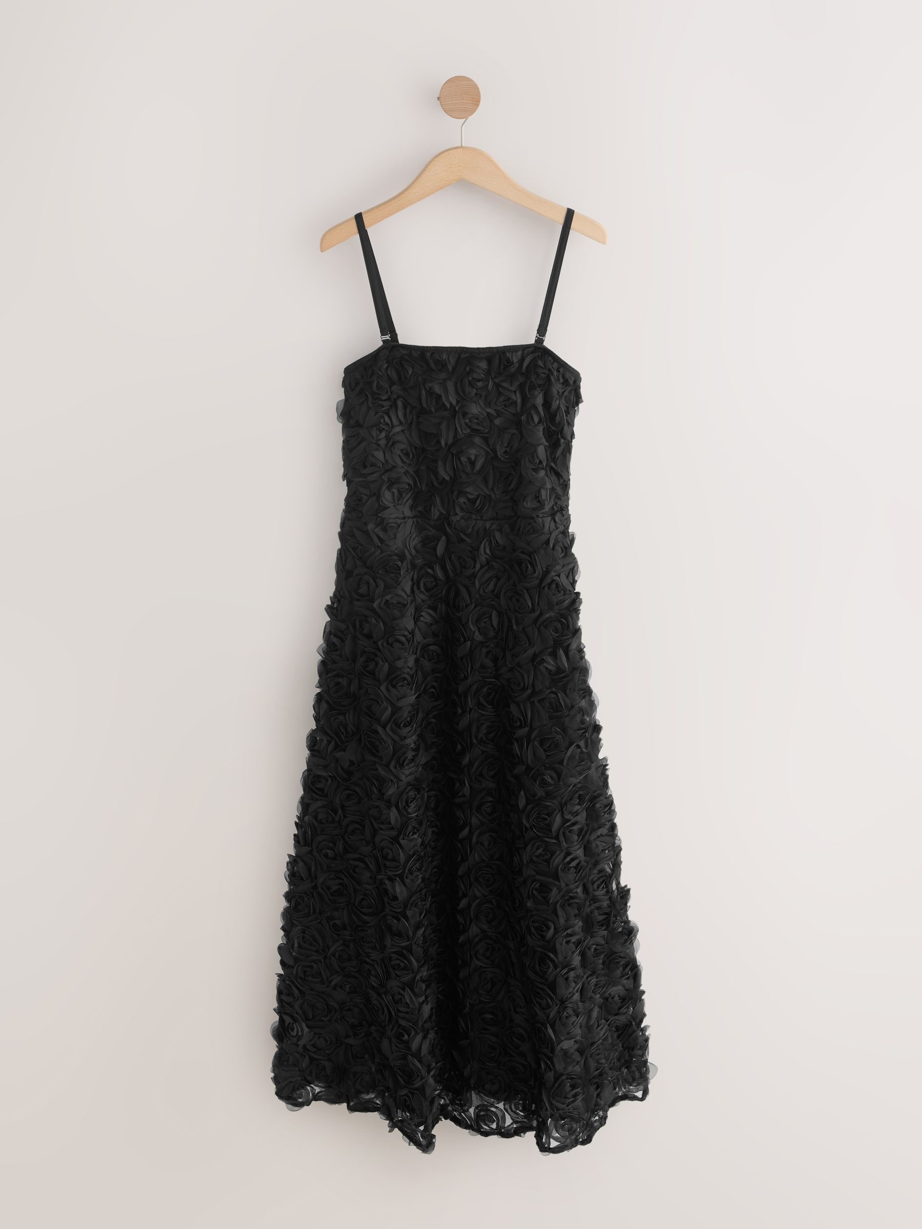 Next：日本 ブラック - Occasion 3D フローラル バンドゥー マキシ