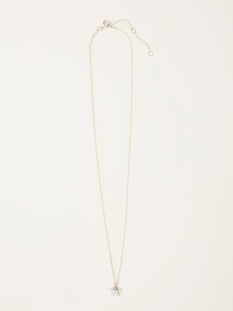 FatFace Silver Sterling Silver Star Necklace - Image 1 of 2