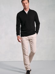 Brook Taverner Black 1/4 Zip Jumper - Image 2 of 3