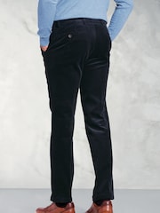 Brook Taverner Blue 8W Corduroy Trousers - Image 2 of 3