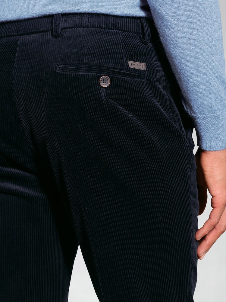 Brook Taverner Blue Corduroy Trousers - Image 1 of 3 Brook Taverner Blue Corduroy Trousers - Image 1 of 3