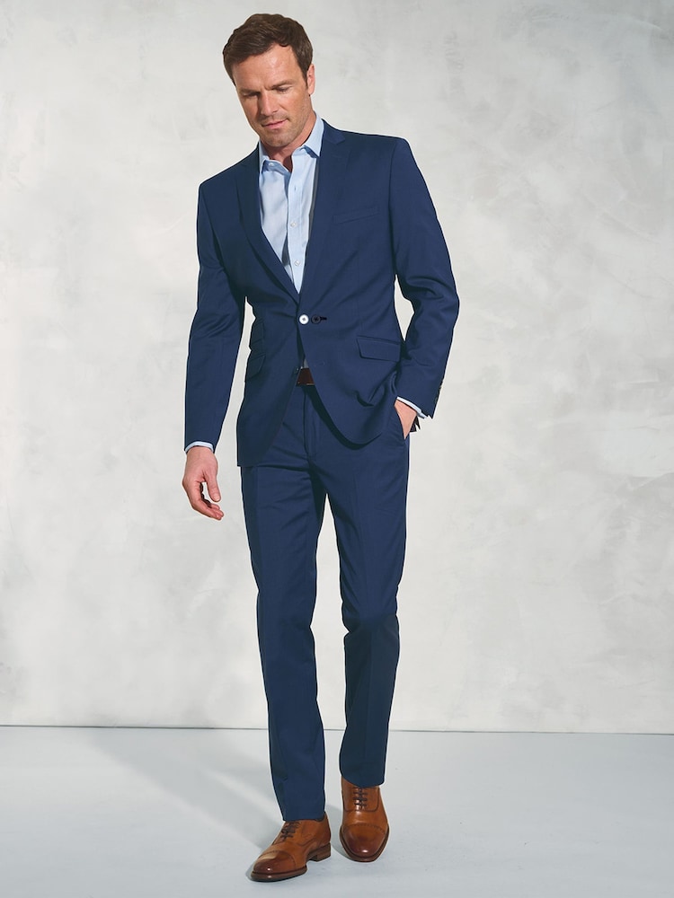 Brook Taverner Blue Cassino Slim Fit Jacket - Image 1 of 6