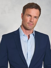 Brook Taverner Blue Cassino Slim Fit Jacket - Image 4 of 6