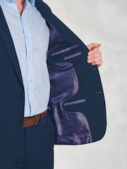 Brook Taverner Blue Cassino Slim Fit Jacket - Image 5 of 6