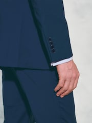 Brook Taverner Blue Cassino Slim Fit Jacket - Image 6 of 6
