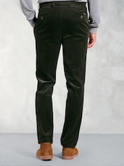 Brook Taverner Dark Grey 8W Corduroy Trousers - Image 2 of 3