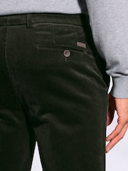 Brook Taverner Dark Grey 8W Corduroy Trousers - Image 3 of 3