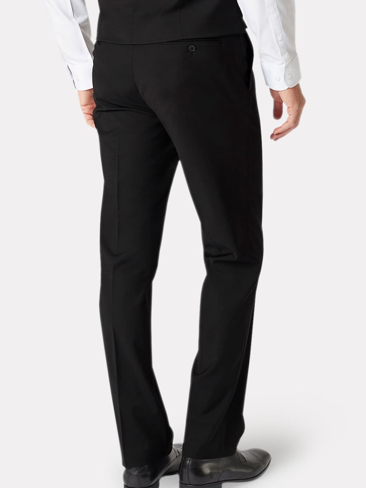 Brook Taverner Black Avalino Fit Trousers - Image 2 of 2