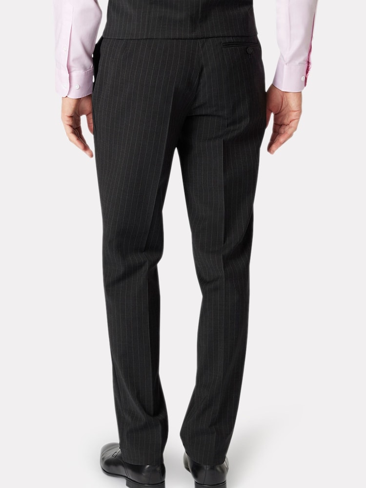 Brook Taverner Black Avalino Fit Trousers - Image 2 of 2