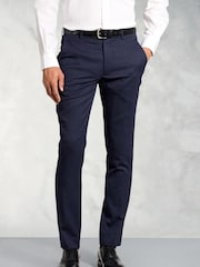 Brook Taverner Blue Flannel Trousers - Image 2 of 3
