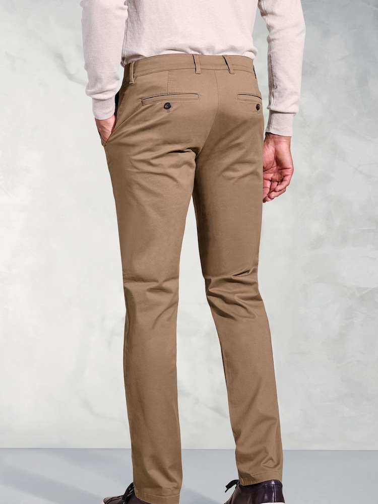 Brook Taverner Brown Stretch Trousers - Image 2 of 3
