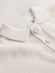 Neutral Bear Character Button Neck Knitted Polo Shirt (3mths-7yrs) - Image 7 of 8