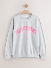 self. Grey/Pink Sweatshirt - Image 1 of 3