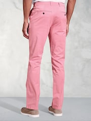 Brook Taverner Pink Garment Dyed Casual Trousers - Image 2 of 3