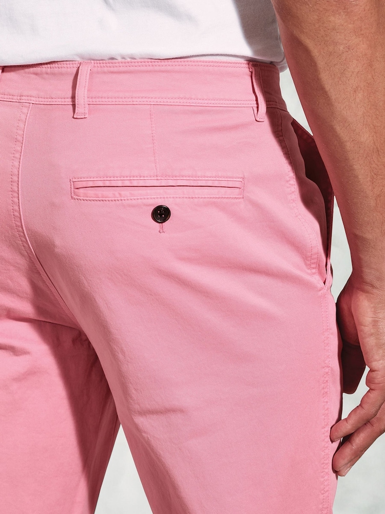 Brook Taverner Pink Garment Dyed Casual Trousers - Image 3 of 3