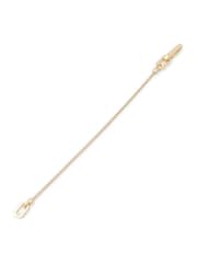 AllSaints Gold Tone Rope Chain Hexagon Link Strand Bracelet - Image 3 of 3