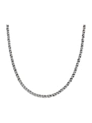AllSaints Silver Tone Mens Rope Chain Necklace - Image 2 of 3