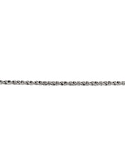 AllSaints Silver Tone Mens Rope Chain Bracelet - Image 4 of 4