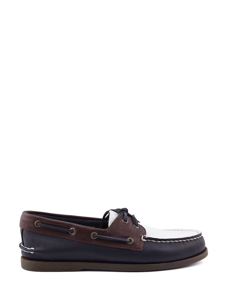 Sperry Blue Authentic Original 2 Eye Boat Shoes - Image 1 of 3