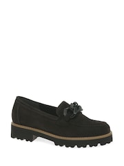 Gabor Squeeze Suede Brown Shoes - Image 3 of 5