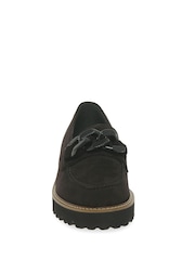Gabor Squeeze Suede Brown Shoes - Image 4 of 5