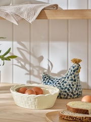 Blue Ceramic Chicken Egg House - Image 2 of 4