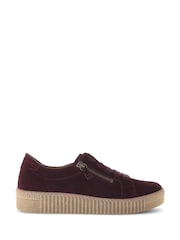 Gabor Purple Wisdom Suede Trainers - Image 1 of 5