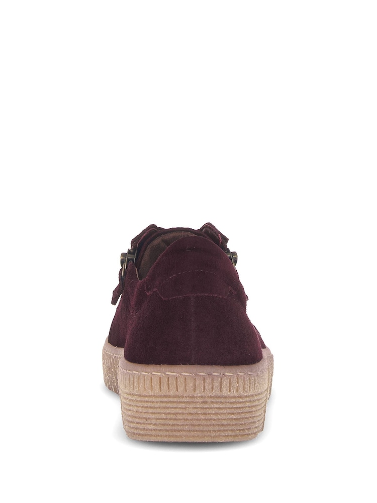 Gabor Purple Wisdom Suede Trainers - Image 5 of 5