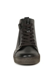 Gabor Lake Leather Hi-Top Black Trainers - Image 4 of 5