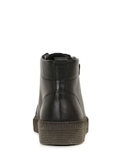 Gabor Lake Leather Hi-Top Black Trainers - Image 5 of 5