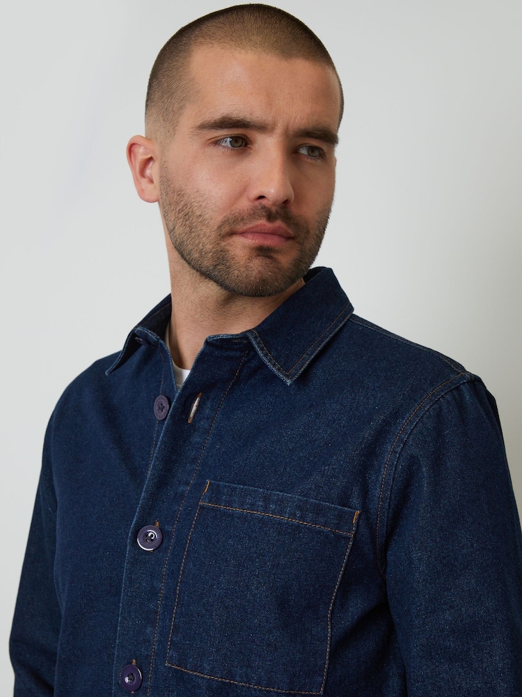Threadbare Denim Shacket - Imagen 4 de 4