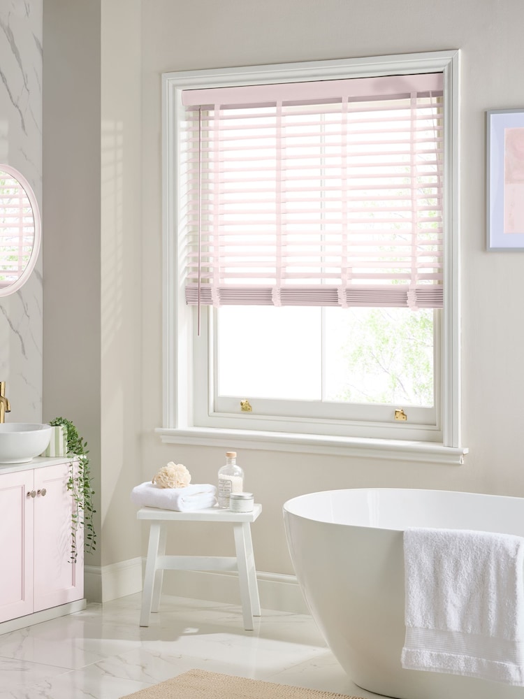 Pink Farnley 50mm Slat Venetian Blinds - Image 1 of 5