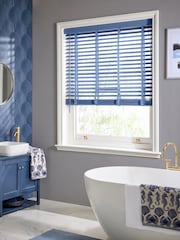 Navy Blue Hampshire 50mm Slat Venetian Blinds - Image 1 of 6