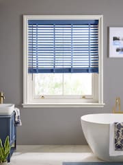 Navy Blue Hampshire 50mm Slat Venetian Blinds - Image 3 of 6