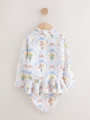 Blue/White Bow Sunsafe Swim Set (3mths-7yrs) - Image 2 of 4