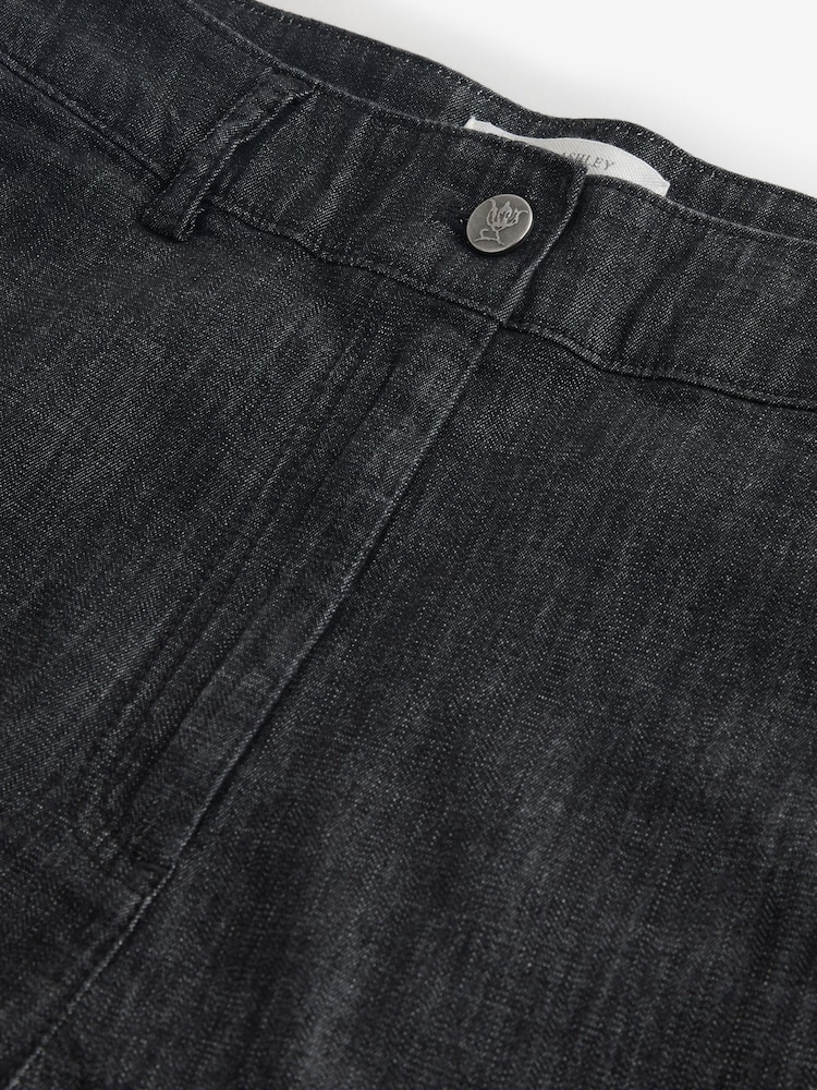 Laura Ashley Dark Grey Wide Leg Jeans - Image 9 of 9 Laura Ashley Dark Grey Wide Leg Jeans - Image 9 of 9