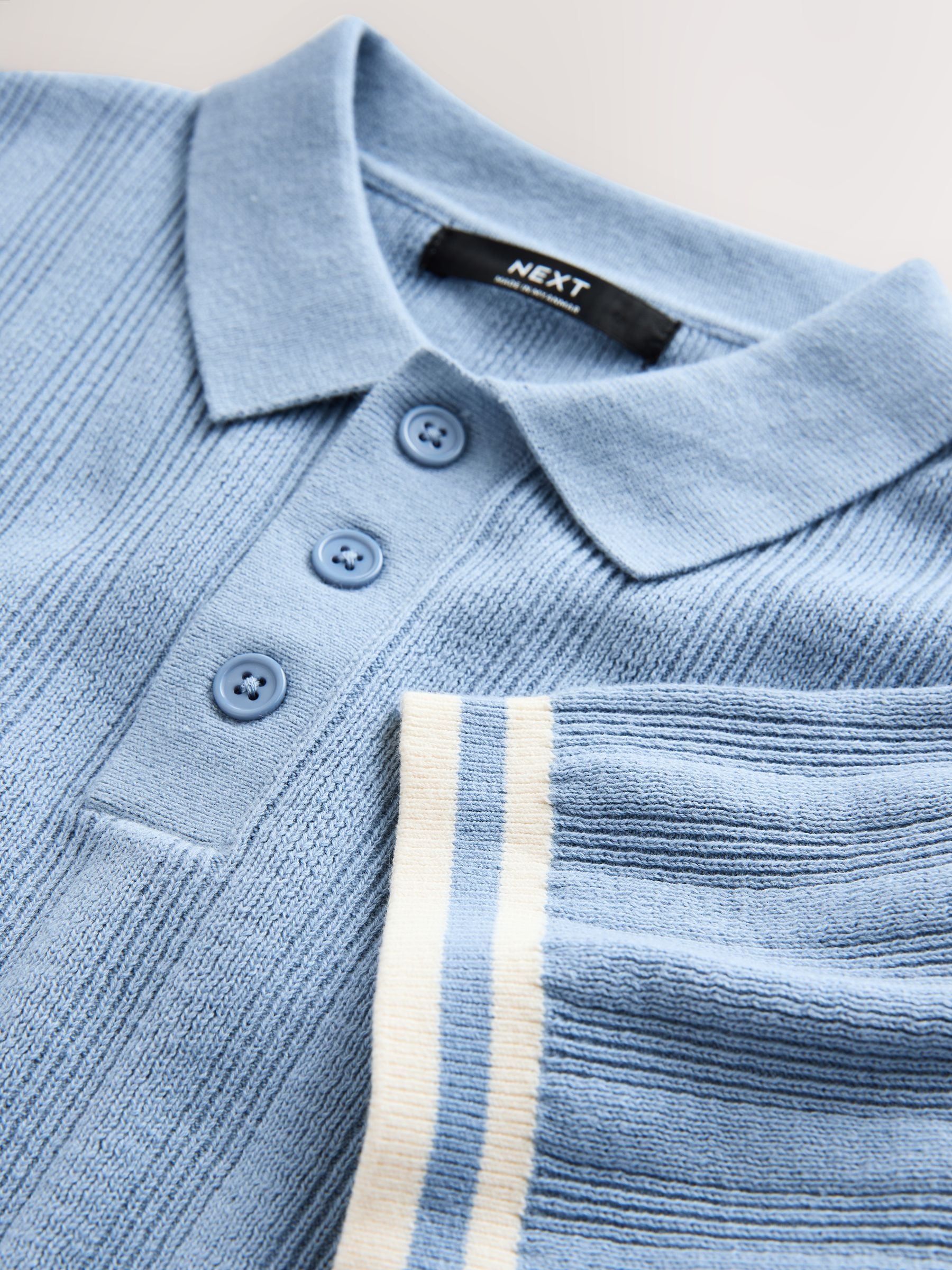 【新品】25ss h beauty&youth cotton polo knit Wax London Naples Rib Cotton & Cashmere Polo Sweater | Nordstrom